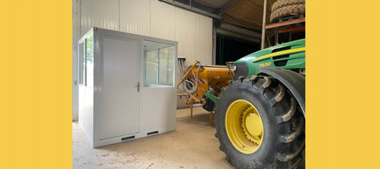 Une cabine palettisable pour faire germer des idées vertes