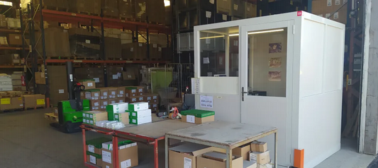 Cabine de pilotage en usine : une solution rapide et sur mesure