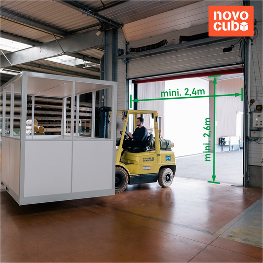 Cabine palettisable 2x2m