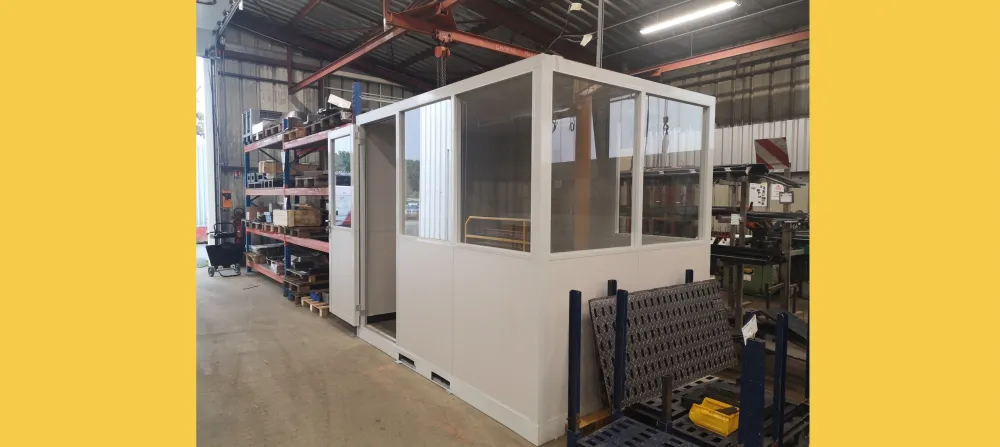Une cabine palettisable pour optimiser l’aménagement d’un entrepôt industriel